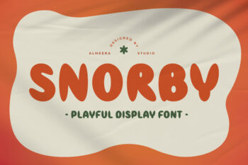 Snorby – Playful Display Font