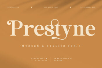 Prestyne – Stylish Serif